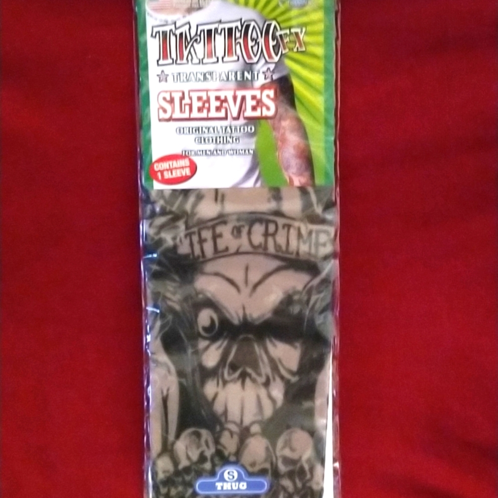 😎Cool New sealed Tinsley tattoo full professional sleeve size S. Thug
